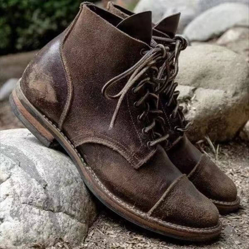 Aaron - Klasyczne Męskie Skórzane Buty