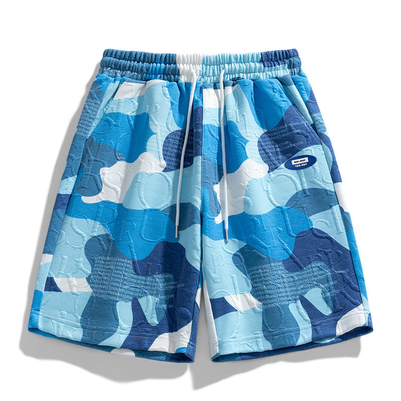 Męskie Szorty Camo Z Elastyczną Talią