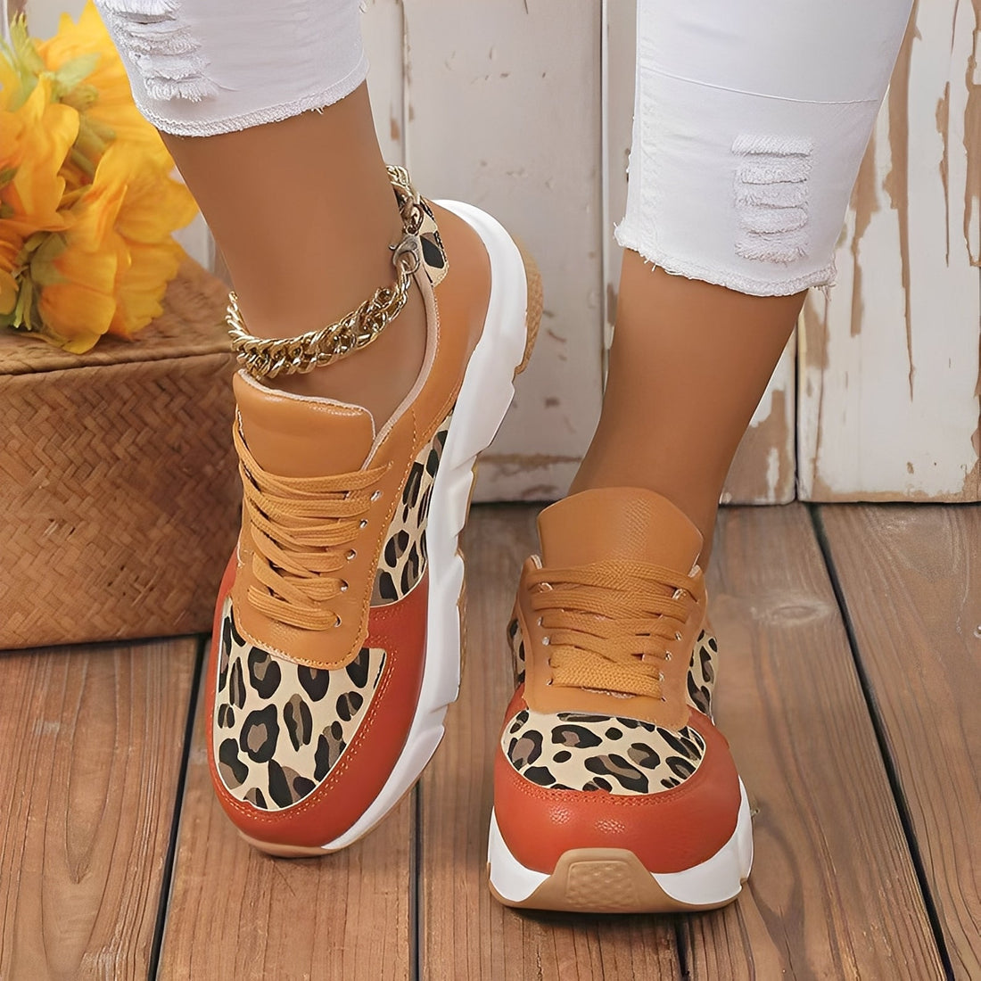 Wendy - Stylowe, wygodne buty z nadrukiem dla kobiet