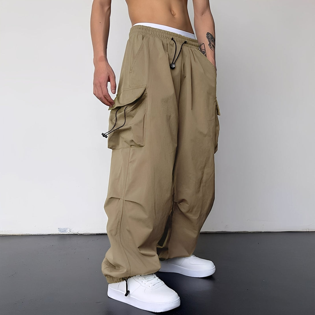 Kaleb - Stylowe Baggy-Cargohose dla Mężczyzn