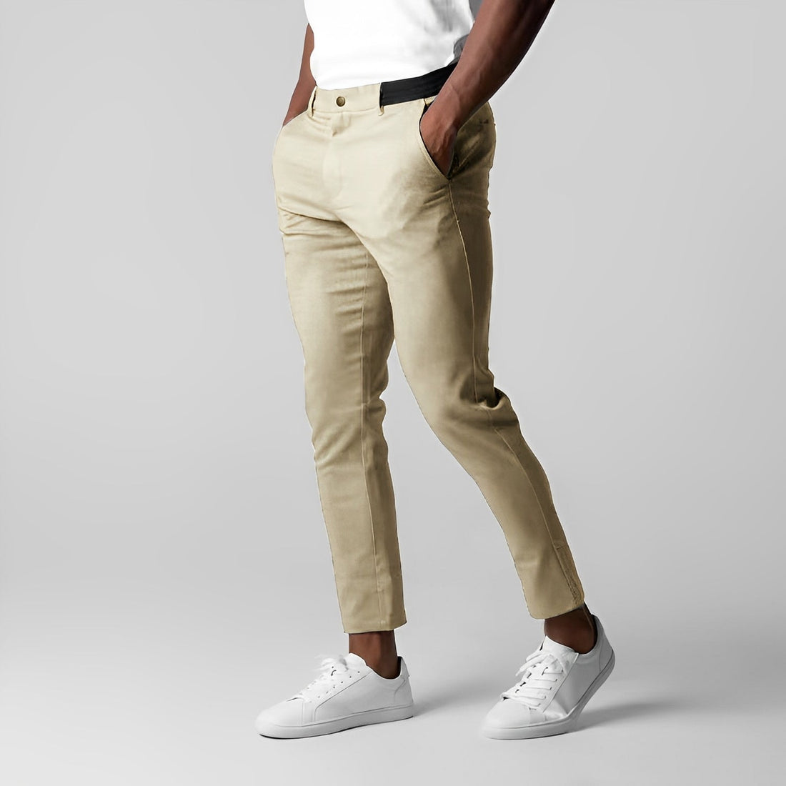 Justine - Luźne Slim-Fit-Chinosy dla Mężczyzn