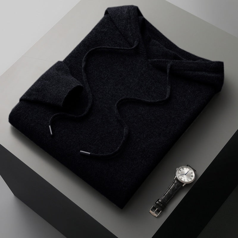 Robbie - Luźny hoodie z wełny dla mężczyzn