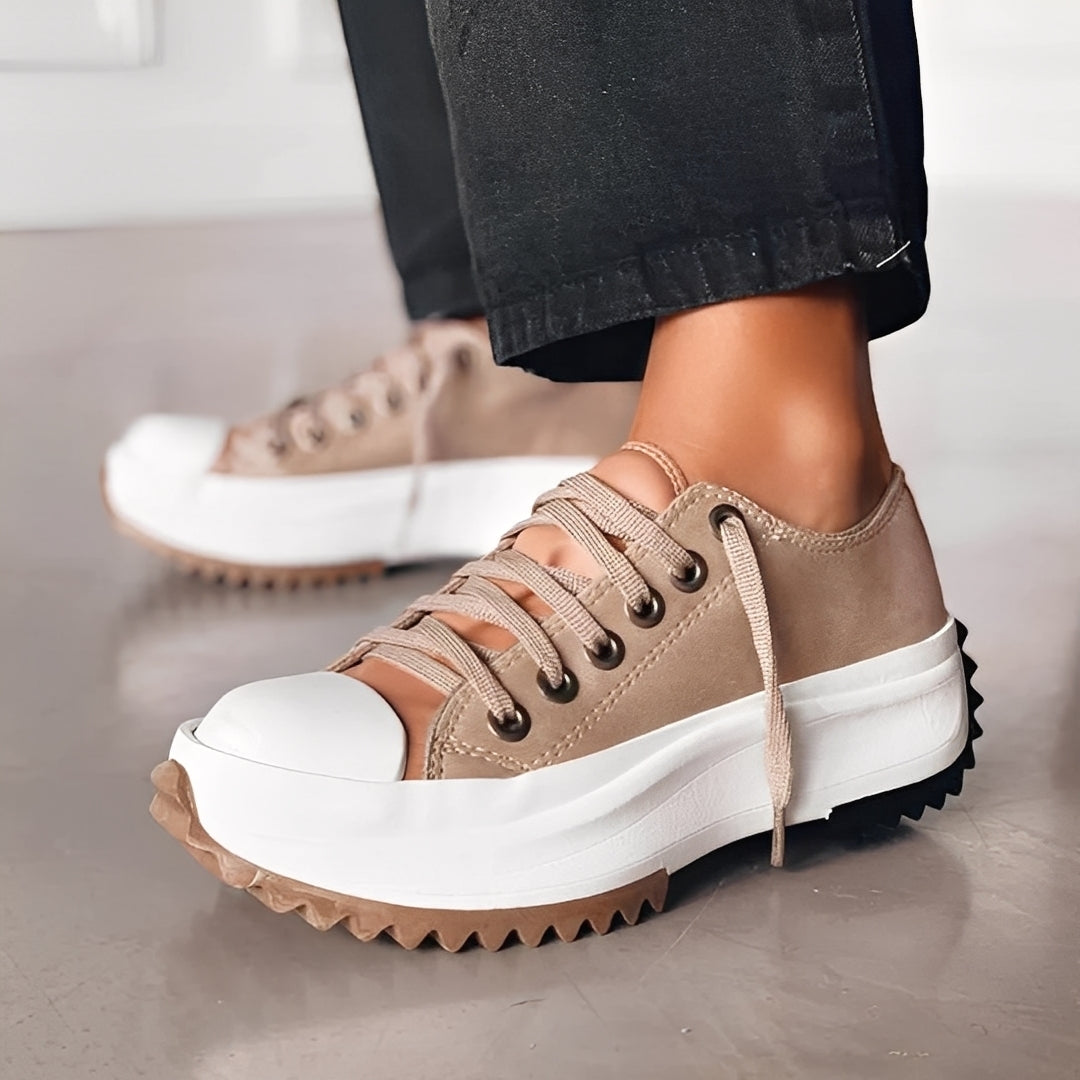 Caitlyn - Stylowe buty z grubą podeszwą dla kobiet
