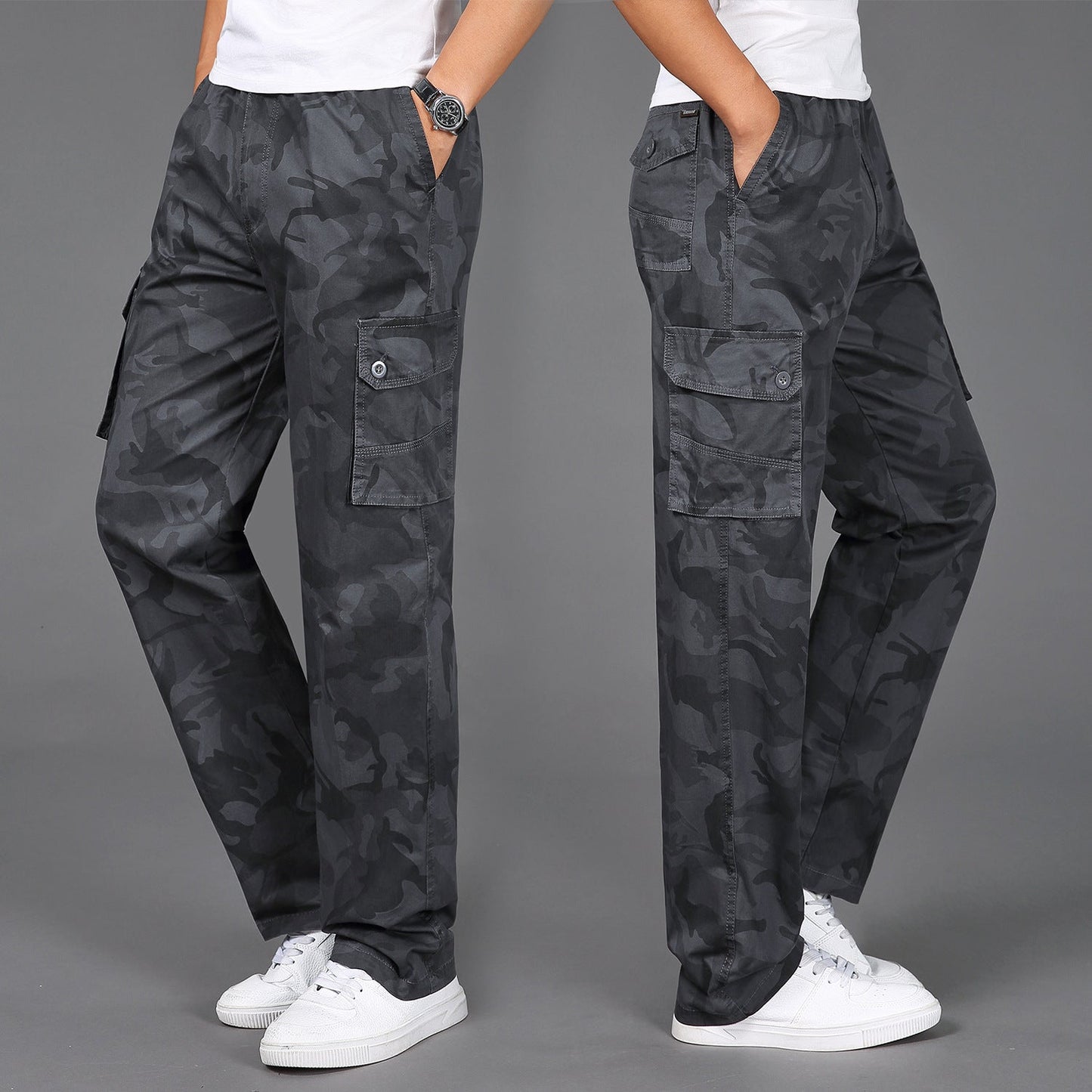 Bobby - Stylowe Camo-Cargohose dla Mężczyzn