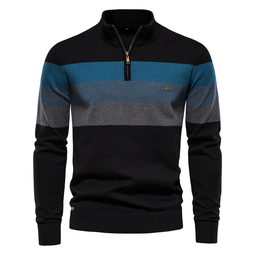 Ralph - Stylowy pasiasty sweter dla mężczyzn