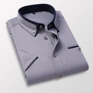 Gladwyn - Luźna Slim-Fit Koszula dla Mężczyzn