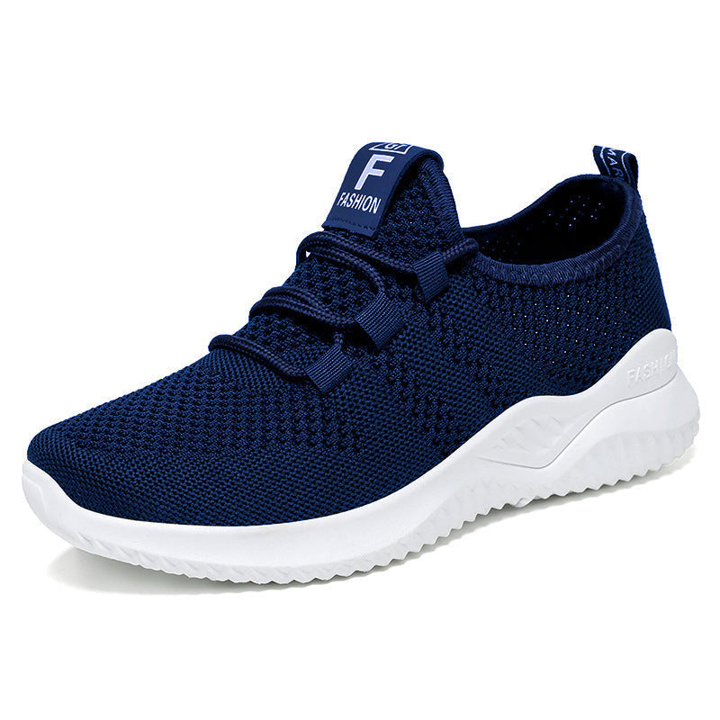 Uniseksowe Lekkie Sneakersy Dziane Wsuwane Z Podeszwą Piankową