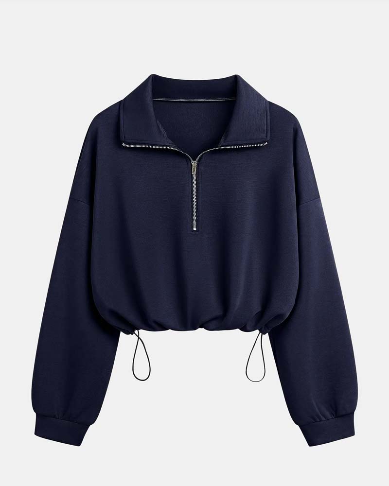 Bluza Rozpinana Z Długim Rękawem Z Mieszanki Bawełny