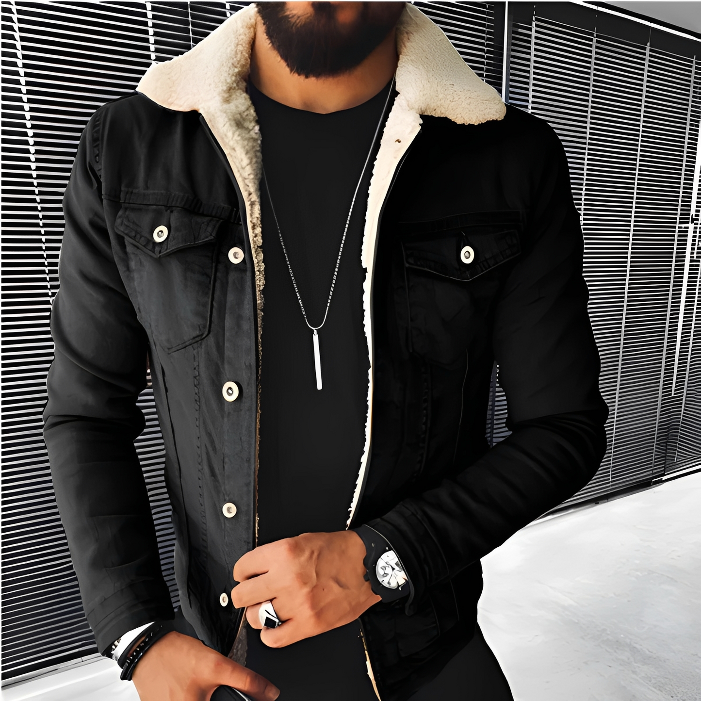 Davens - Kurtka zimowa ciepła dla mężczyzn
