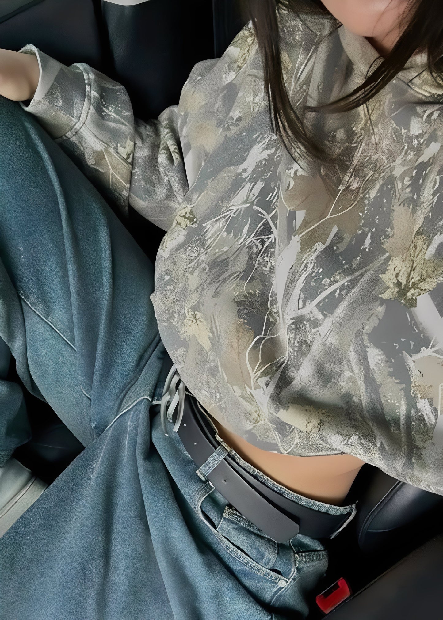 Rosanne - Stylowy hoodie z nadrukiem dla kobiet