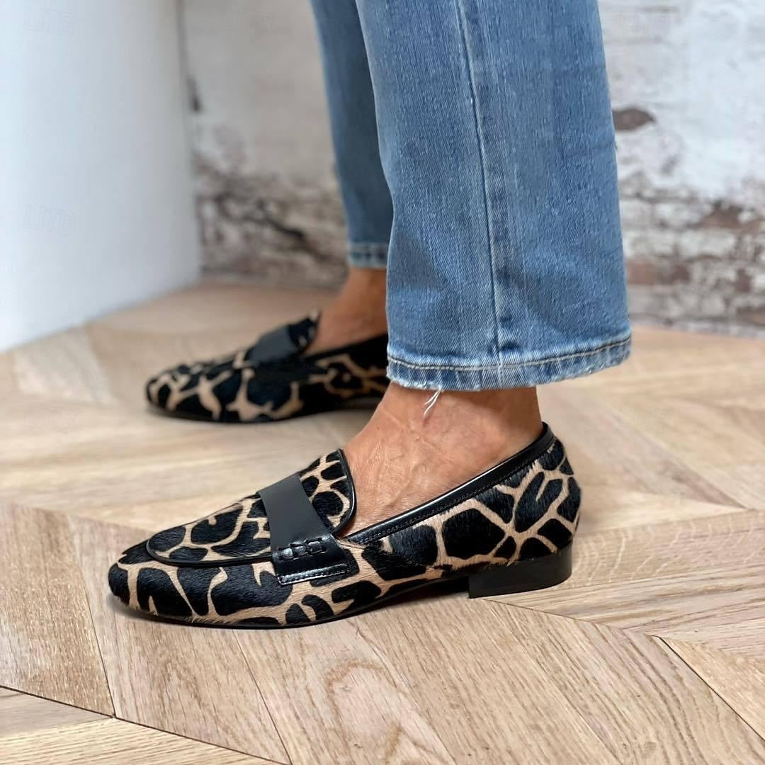 Katherina - Stylowe loafer z czarnym obszyciem dla kobiet