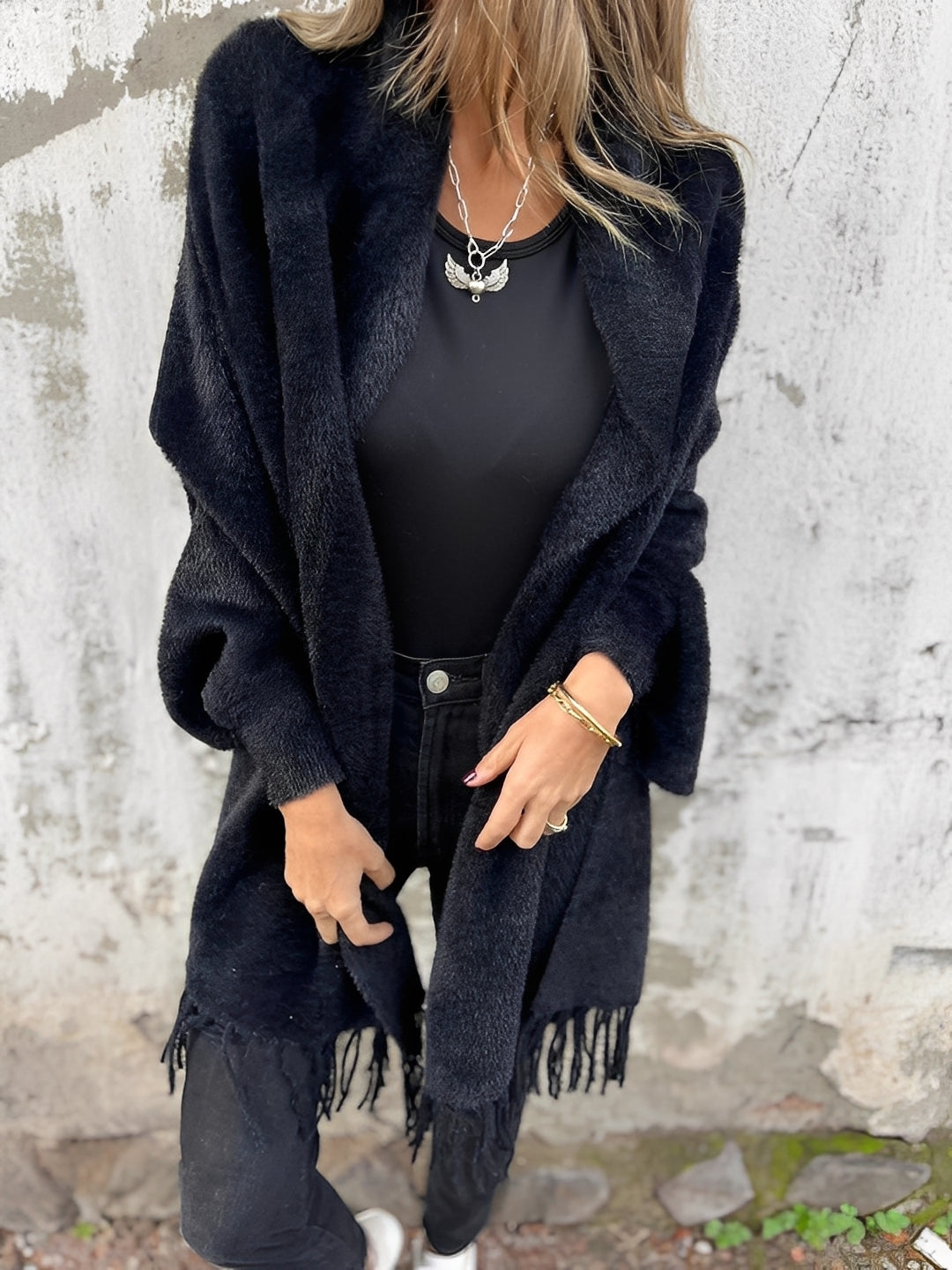 Bethany - Stylowy kardigan z chwostem dla kobiet