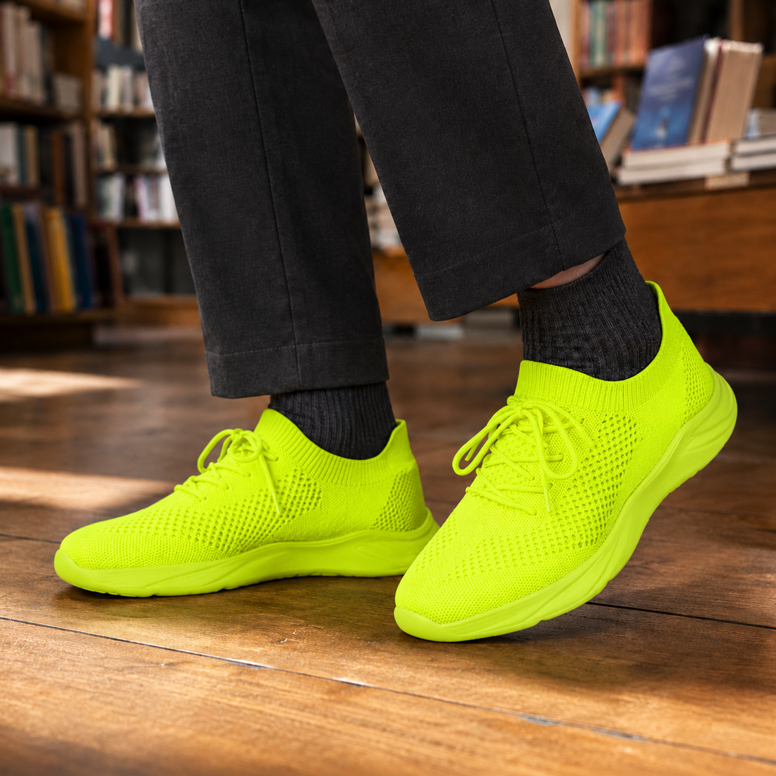 Sneakersy Dzianinowe Ażurowe Z Niską Podeszwą