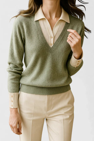 Damski sweter dzianinowy do stylizacji casualowych