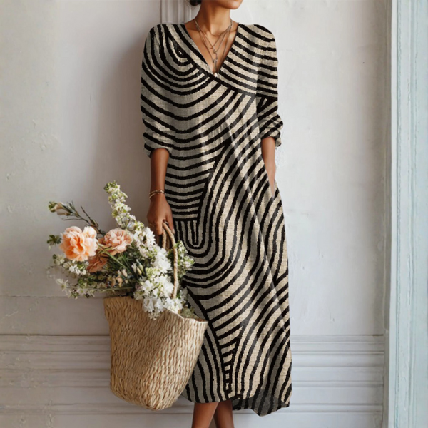 Sukienka midi w stylu vintage