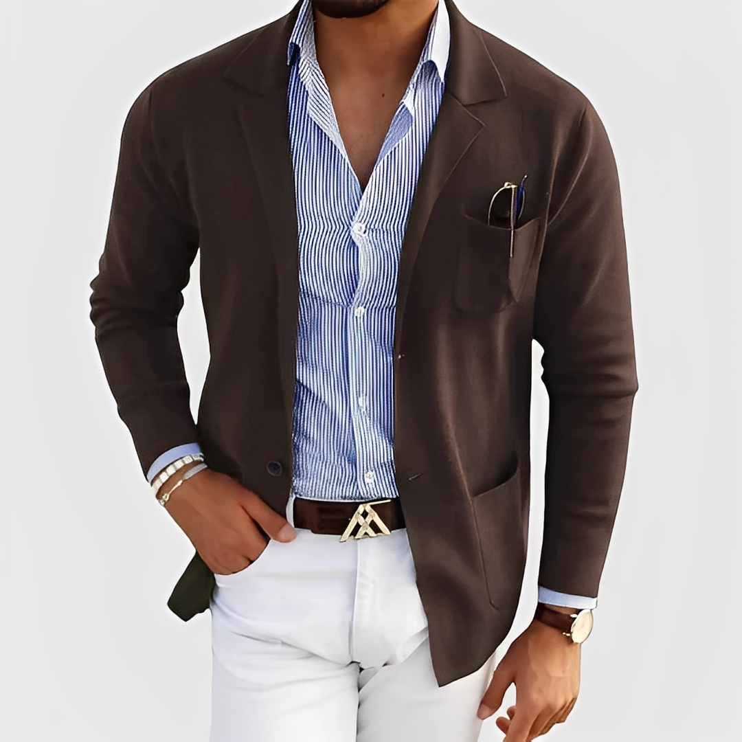 Mathéo - Marynarka slim fit formalna dla mężczyzn