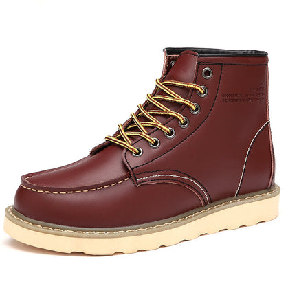Ralf - Stylowe buty z sztucznym futrem dla mężczyzn