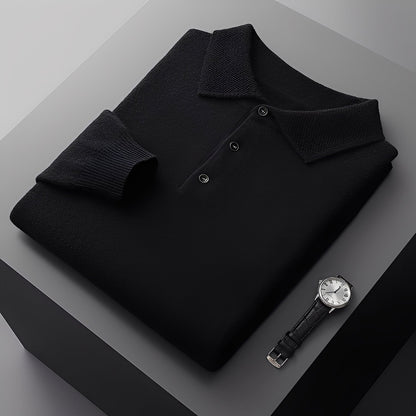 Soren - Nowoczesny polo sweter dla mężczyzn