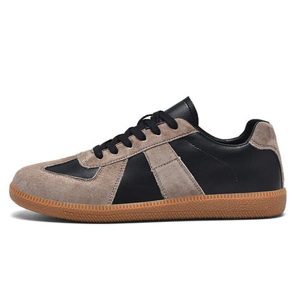 Gino - Klasyczne miękkie sneakersy z grubymi podeszwami dla mężczyzn
