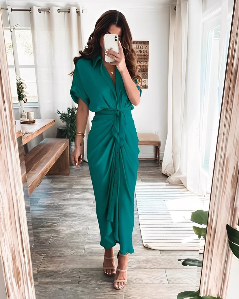 Antoinette - Stylowa długa suknia damska