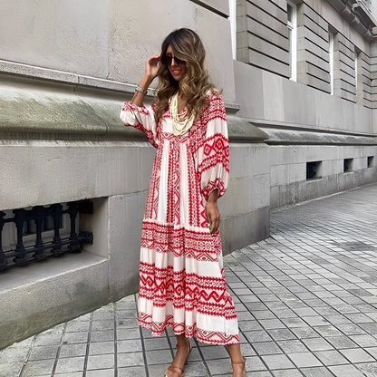 Irénée - Stylowa sukienka boho dla kobiet
