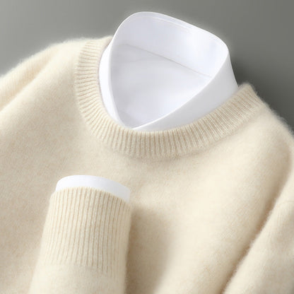 Wayne - Retro-sweter z grubego kaszmiru dla mężczyzn