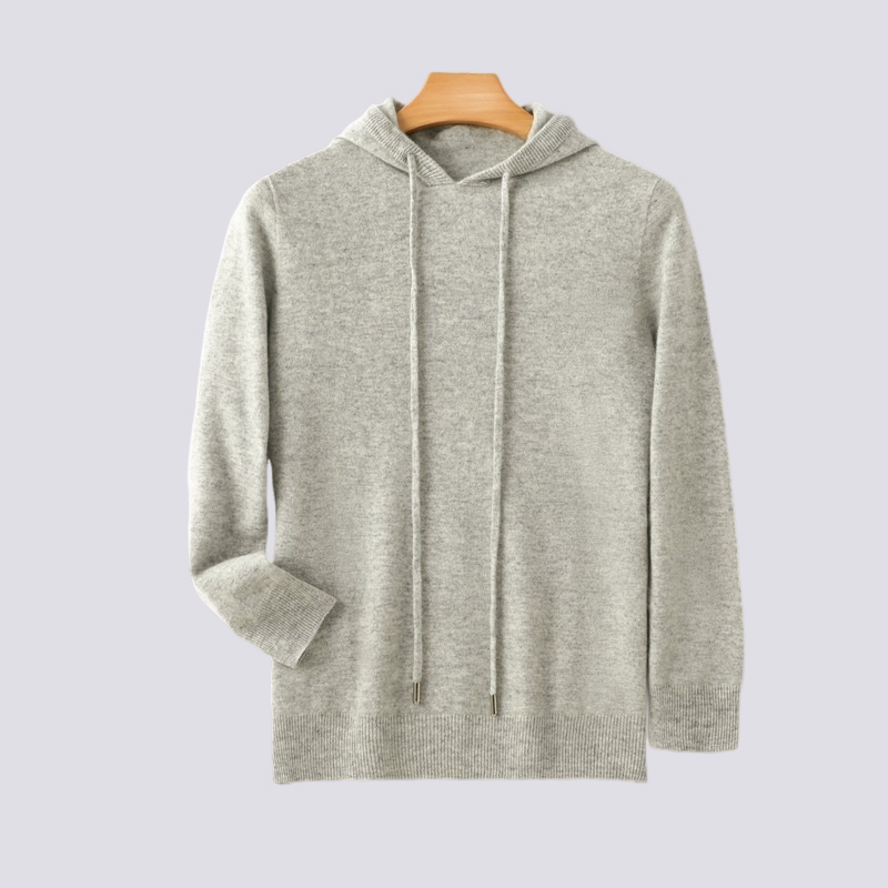 Adrian - Luźny, ciepły kaszmirowy hoodie dla mężczyzn