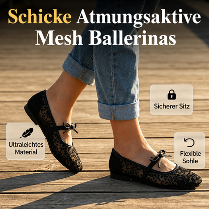 Lekkie baleriny damskie z koronki do sukienki, para