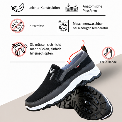 Męskie casualowe buty wsuwane sportowe w pełnym widoku