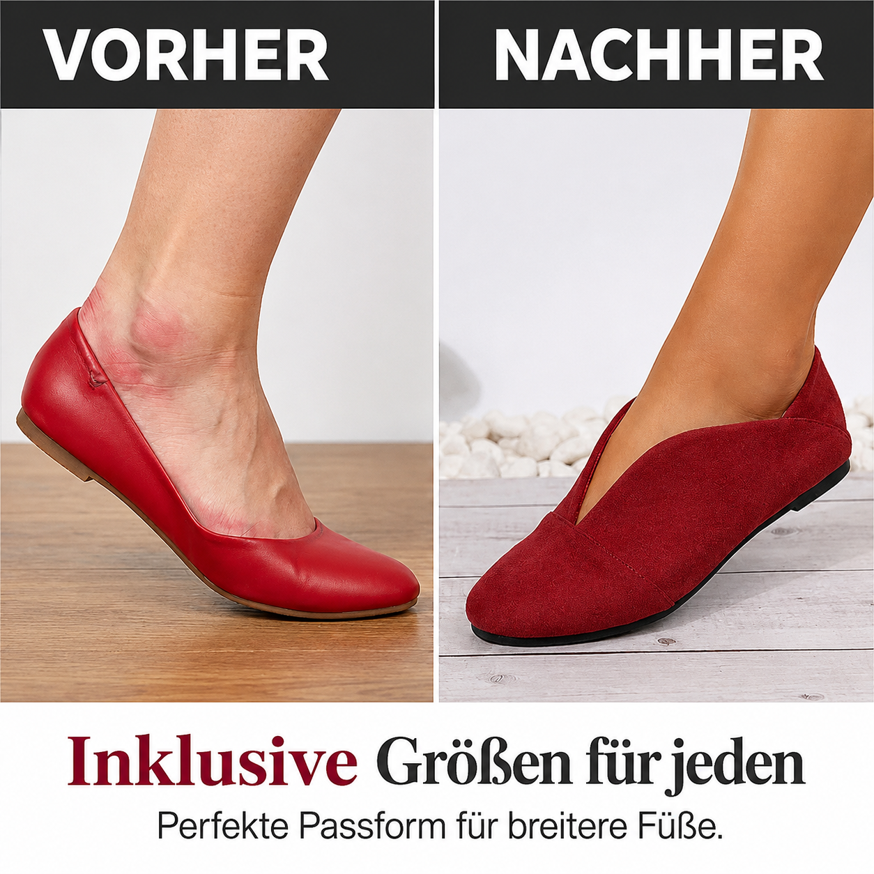 Lekkie damskie buty wsuwane z wycięciem w serek