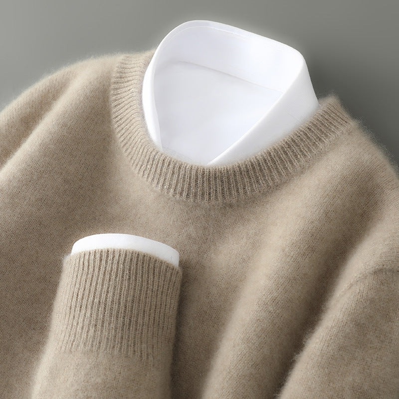 Wayne - Retro-sweter z grubego kaszmiru dla mężczyzn