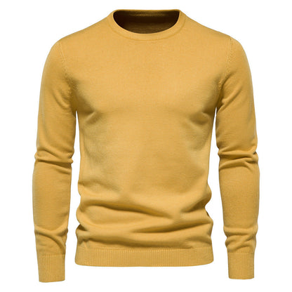 Louis - Prosty, gruby dzianinowy sweter dla mężczyzn
