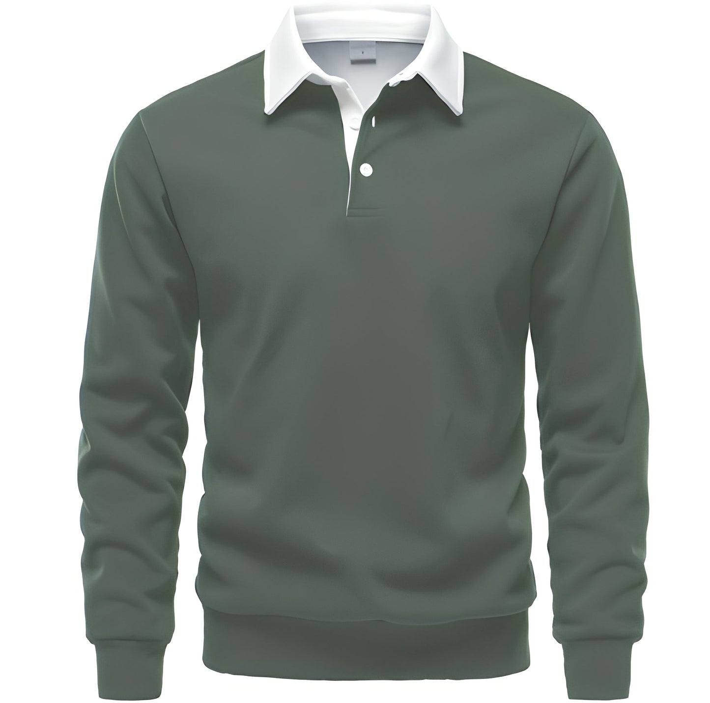 Sonnie - Swobodne polo z długim rękawem dla mężczyzn