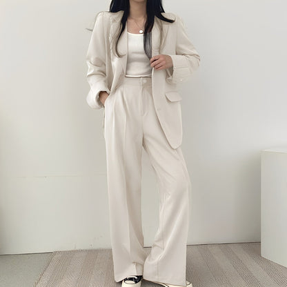 Meghan - Stylowy dwuczęściowy zestaw z tweedu dla kobiet