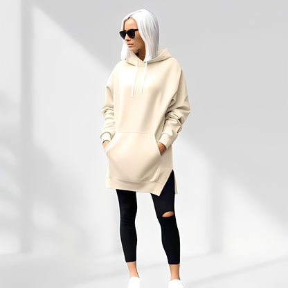 Amarante - Damska kurtka oversize z kapturem