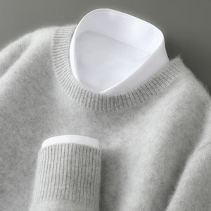 Wayne - Retro-sweter z grubego kaszmiru dla mężczyzn