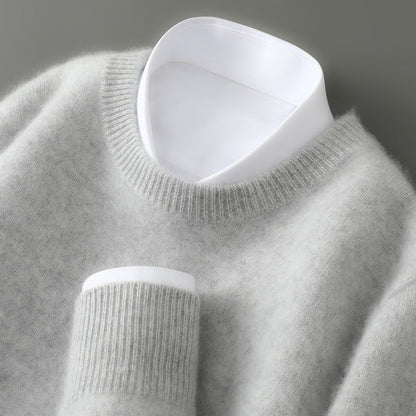 Wayne - Retro-sweter z grubego kaszmiru dla mężczyzn