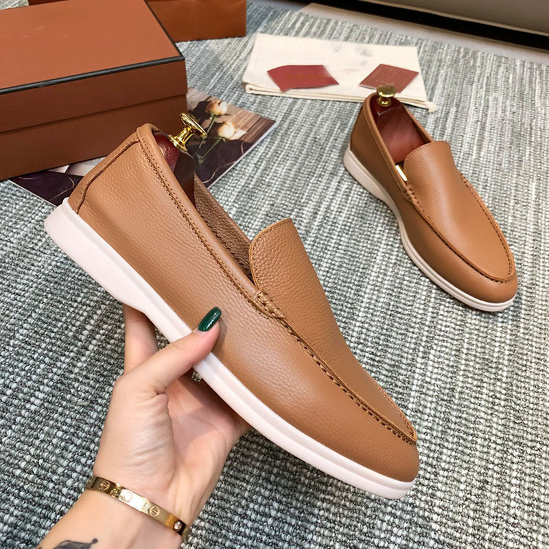 Dexter - Swobodne płaskie skórzane buty dla mężczyzn