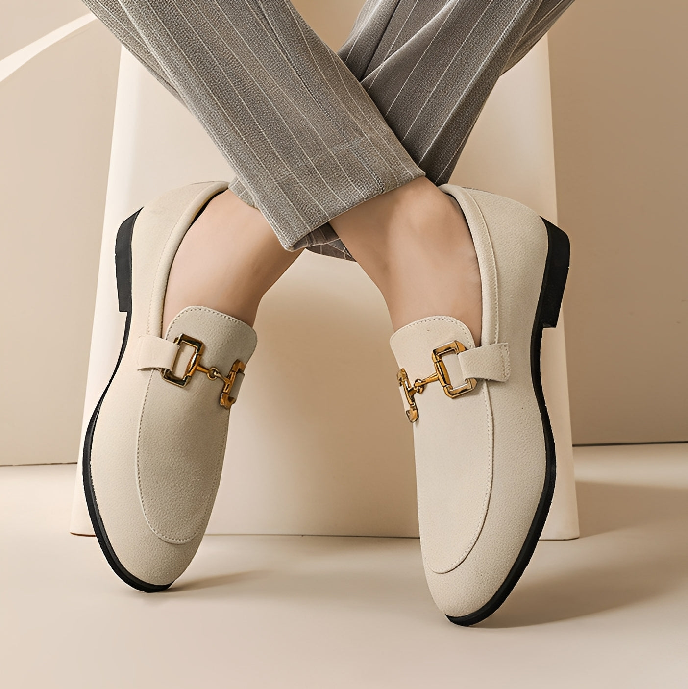 Allen - Eleganckie loafer z zamszu dla mężczyzn