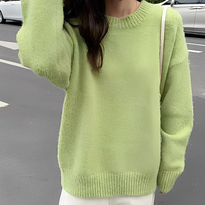 Roxanna - Prosty oversize sweter dla kobiet