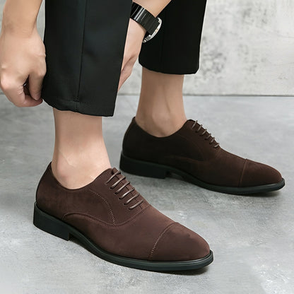 Jackson - Luźne formalne buty zamszowe dla mężczyzn