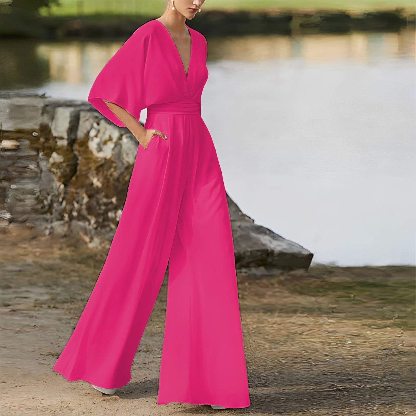 Devora - Kombinezon szykowny i elegancki dla kobiet
