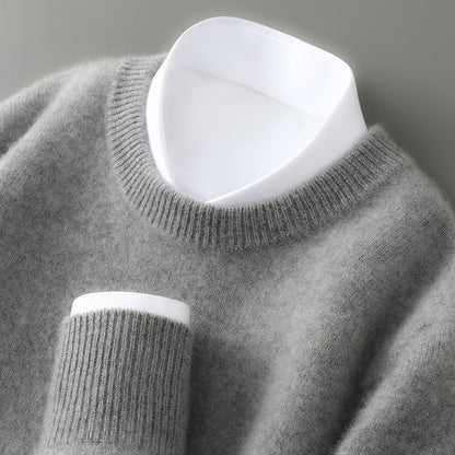 Wayne - Retro-sweter z grubego kaszmiru dla mężczyzn