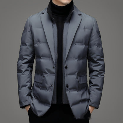 Nicholas - Elegancka, formalna kurtka puchowa dla mężczyzn