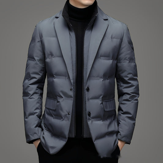 Nicholas - Elegancka, formalna kurtka puchowa dla mężczyzn
