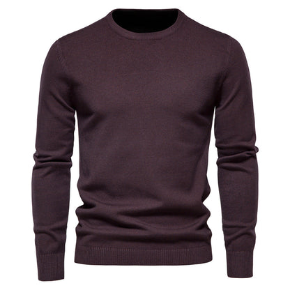 Louis - Prosty, gruby dzianinowy sweter dla mężczyzn