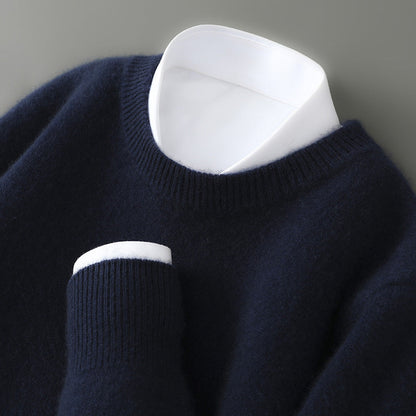 Wayne - Retro-sweter z grubego kaszmiru dla mężczyzn