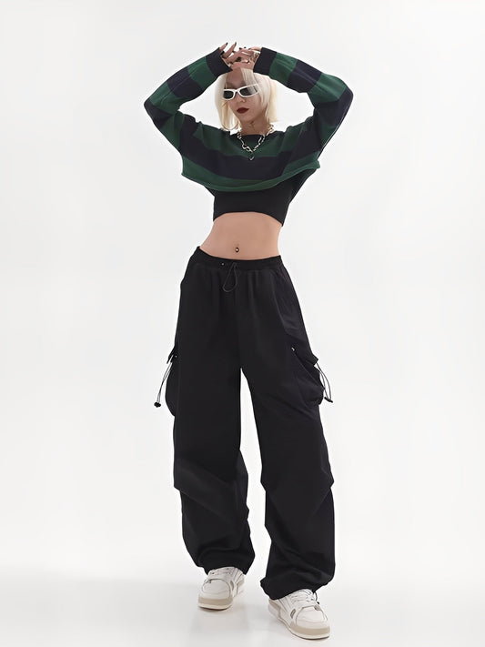 Aimée - Damskie spodnie cargo