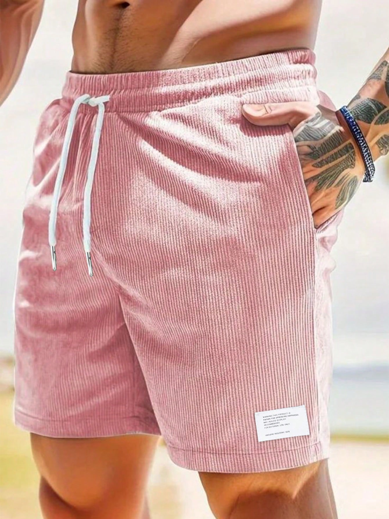 Męskie luźne letnie szorty casual komfortowe