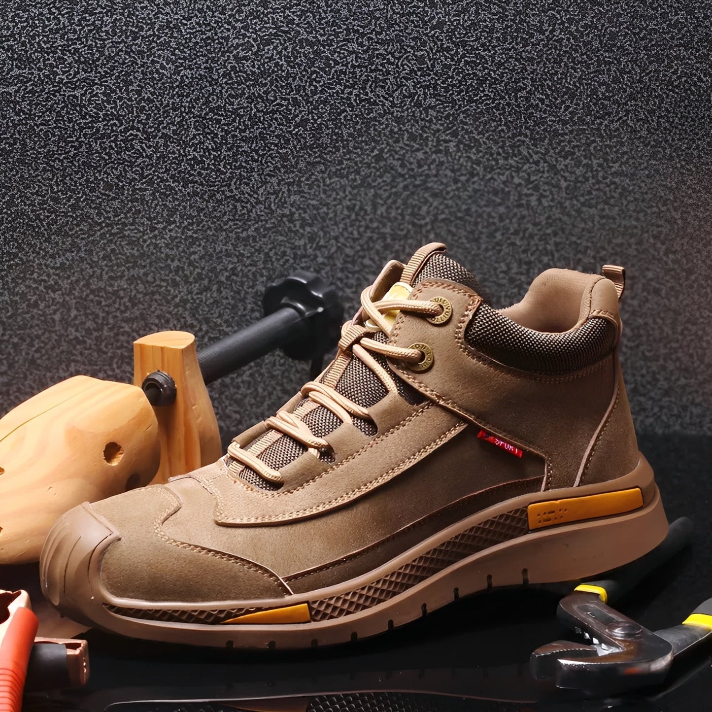 Patrick - Wodoodporne buty trekkingowe ze stalowym noskiem dla mężczyzn